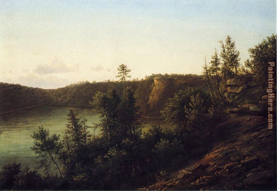 Palisades Near Fort Lee painting - Thomas Doughty Palisades Near Fort Lee art painting